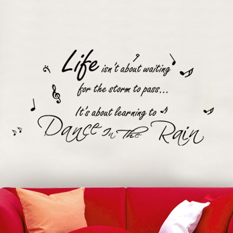 Walplus Dance in the Rain Wall Decal & Reviews Wayfair